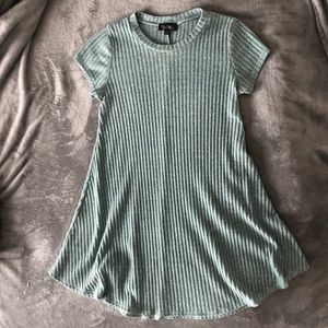 Short sleeve sweater dress